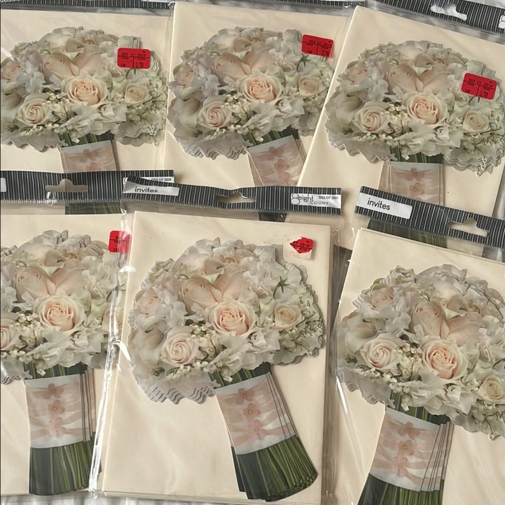 Paper House‎ Productions Bridal Shower Bouquet Theme Invites
